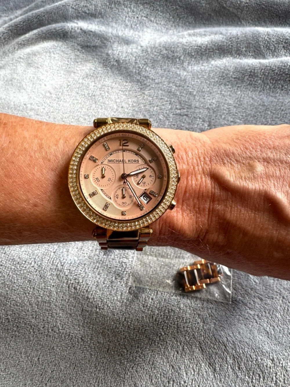Michael Kors Rose Gold Watch with Tortoise shell